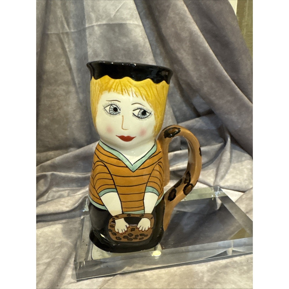 Susan Paley By Ganz Coffee Cup Mug Travel Ceramic Woman Mug Handbag